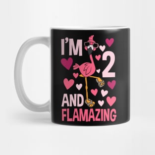 I'm 2 And Flamazing Flamingo Gifts Mug